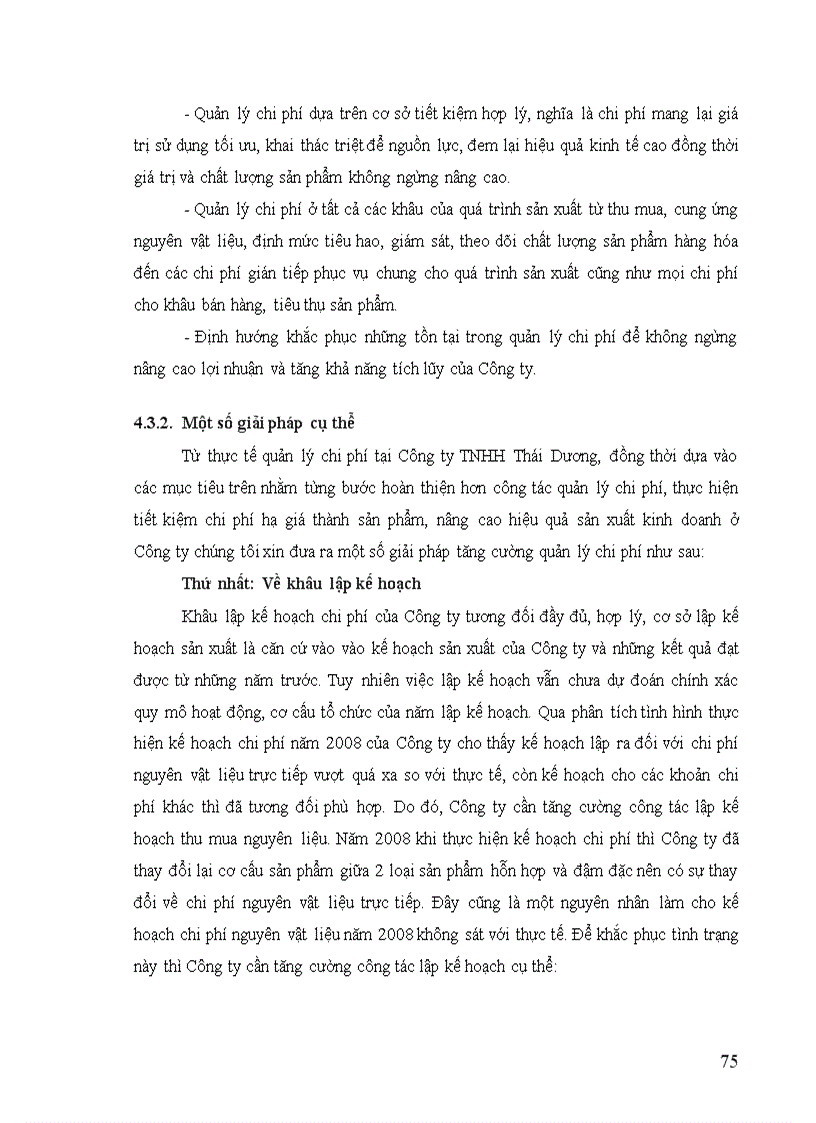 image for page Quản lý chi phí tại Công ty TNHH Thái Dương khu công nghiệp Phố Nối A Lạc Hồng Văn Lâm Hưng Yên