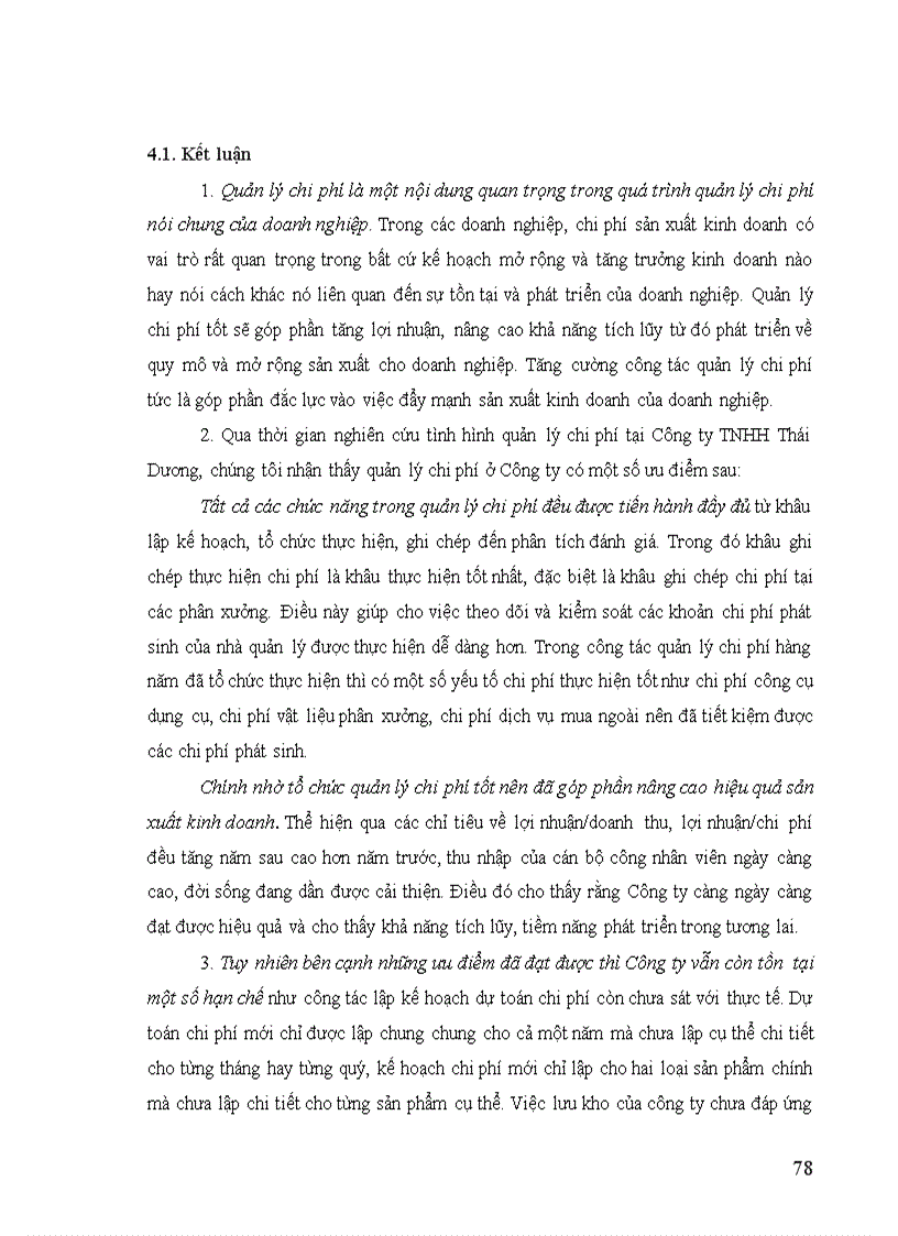 image for page Quản lý chi phí tại Công ty TNHH Thái Dương khu công nghiệp Phố Nối A Lạc Hồng Văn Lâm Hưng Yên