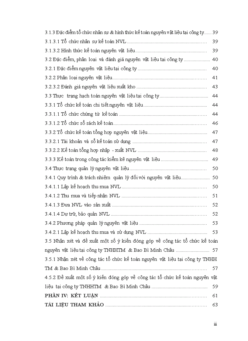 image for page Thực trạng công tác tổ chức kế toán nguyên vật liệu tại công ty trách nhiệm hữu hạn thương mại và Bao Bì Minh Châu 1