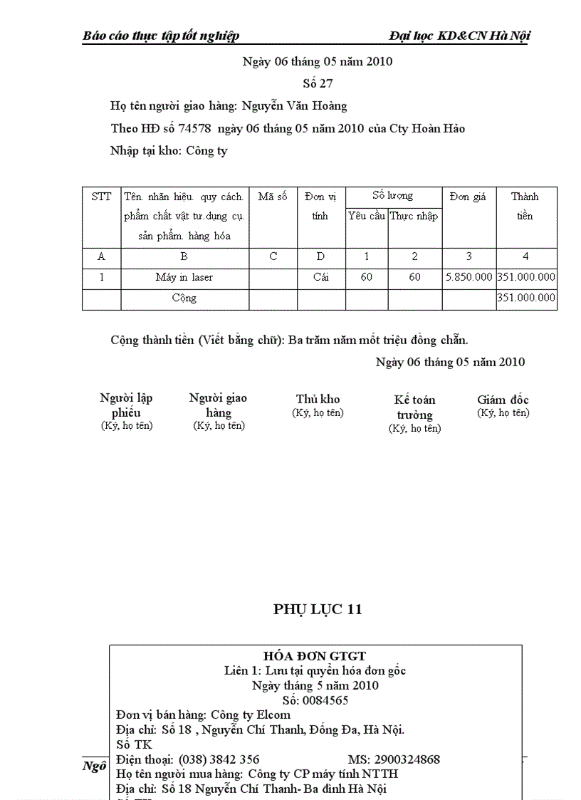 image for page Tình hình thực tế tổ chức công tác kế toán tại Công ty Đầu tư phát triển công nghệ Điện tử Viễn Thông Elcom