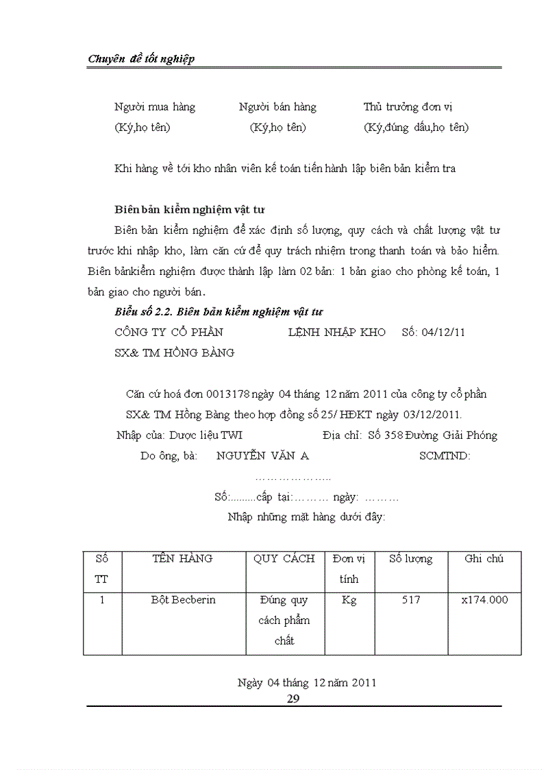 image for page Hoàn thiện kế toán nguyên vật liệu tại Công ty Cổ Phần SX TM Hồng Bàng 4