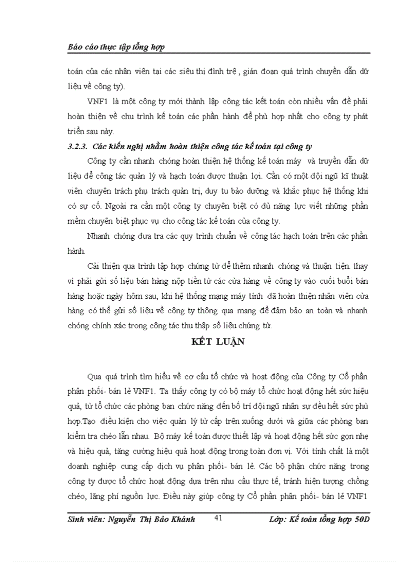 image for page Một số đánh giá về tình hình tổ chức hạch toán kế toán tại Công ty cổ phần VNF