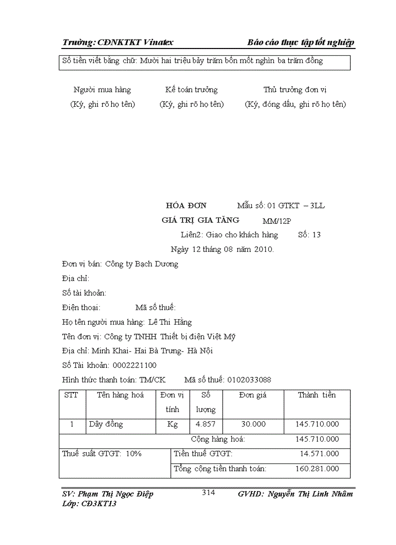 image for page Tổ chức công tác kế toán tại Công ty TNHH thiết bị điện Việt Mỹ