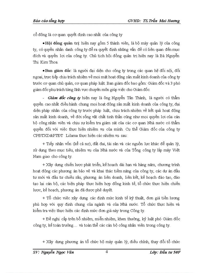 image for page Thực trạng các hoạt động đầu tư của Công ty cổ phần đầu tư xây dựng và phát triển đô thị Lilama 1