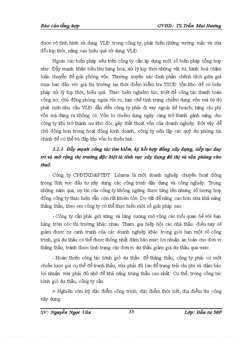 image for page Thực trạng các hoạt động đầu tư của Công ty cổ phần đầu tư xây dựng và phát triển đô thị Lilama 1