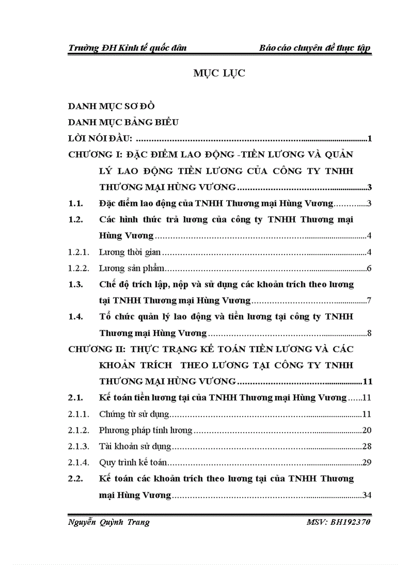 image for page Hoàn thiện kế toán tiền lương và các khoản trích theo lương tại TNHH Thương mại Hùng Vương 1