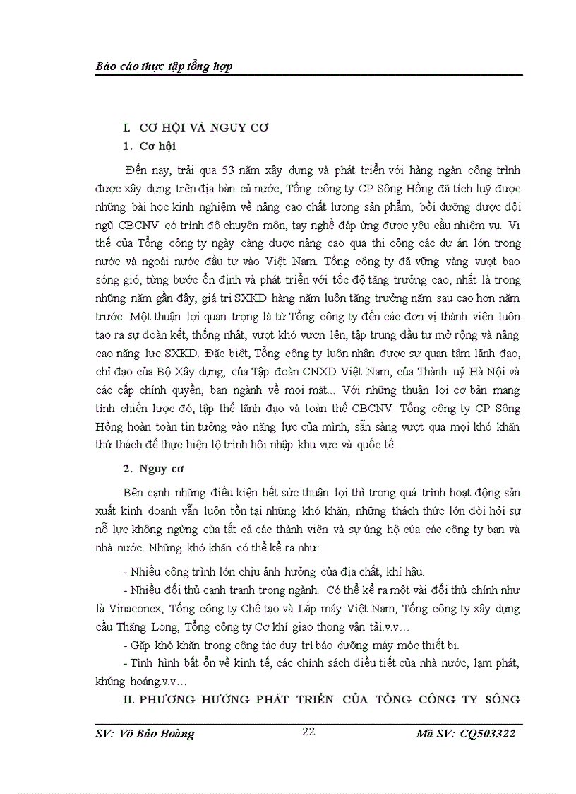 image for page Phương hướng phát triển của Tổng công ty Sông Hồng