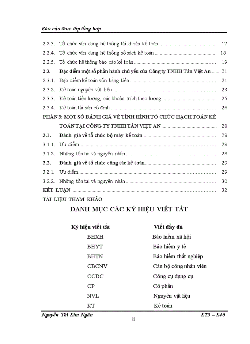 image for page Một số đánh giá về tình hình tổ chức hạch toán kế toán tại Công ty TNHH Tân Việt An