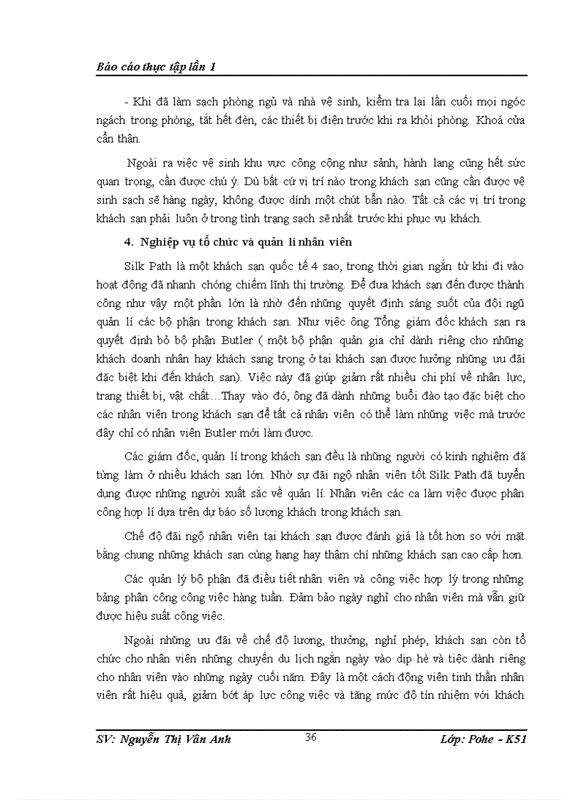 image for page Báo cáo thực tập tại Công ty cổ phần khách sạn Silk Path