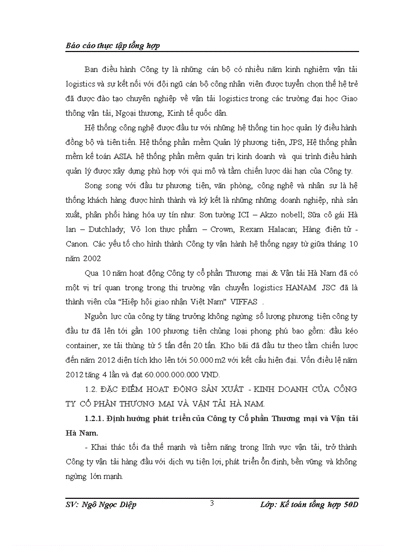 image for page Đánh giá về tình hình tổ chức hạch toán kế toán tại Công ty Cổ phần Thương mại và Vận tải Hà Nam