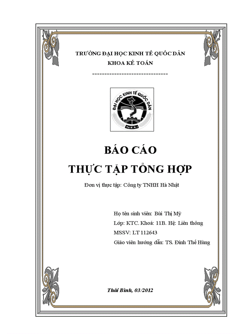 image for page Tổ chức bộ máy kế toán và hệ thống kế toán tai công ty TNHH Hà Nhật