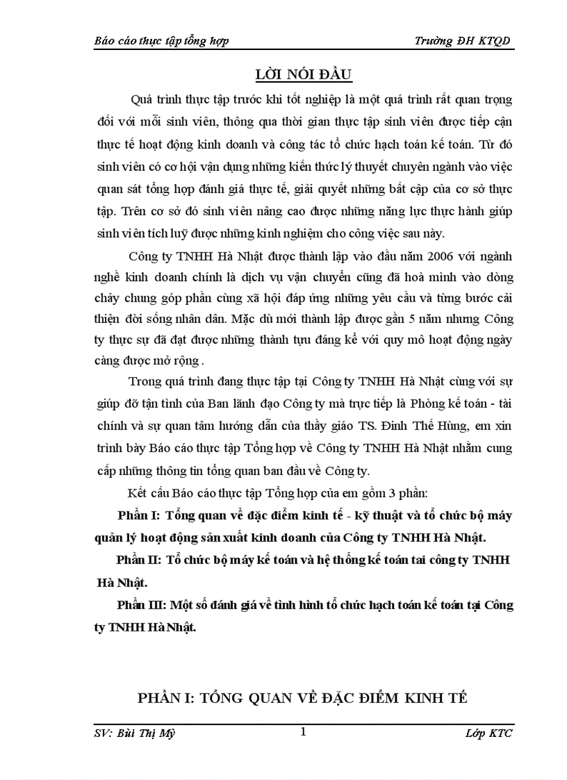 image for page Tổ chức bộ máy kế toán và hệ thống kế toán tai công ty TNHH Hà Nhật 1