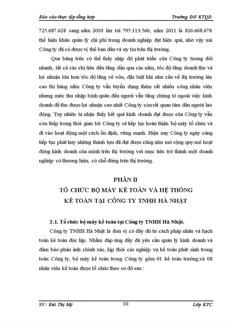 image for page Tổ chức bộ máy kế toán và hệ thống kế toán tai công ty TNHH Hà Nhật 1