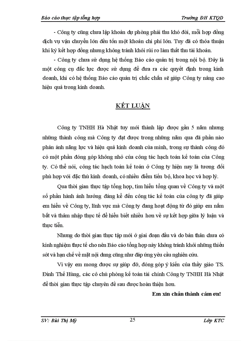 image for page Tổ chức bộ máy kế toán và hệ thống kế toán tai công ty TNHH Hà Nhật 1