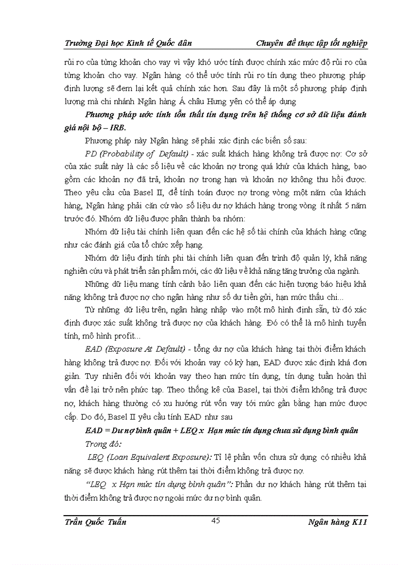 image for page Phòng ngừa và hạn chế rủi ro tín dụng tại Chi nhánh Ngân hàng thương mại cổ phần Á Châu tỉnh Hưng Yên 3