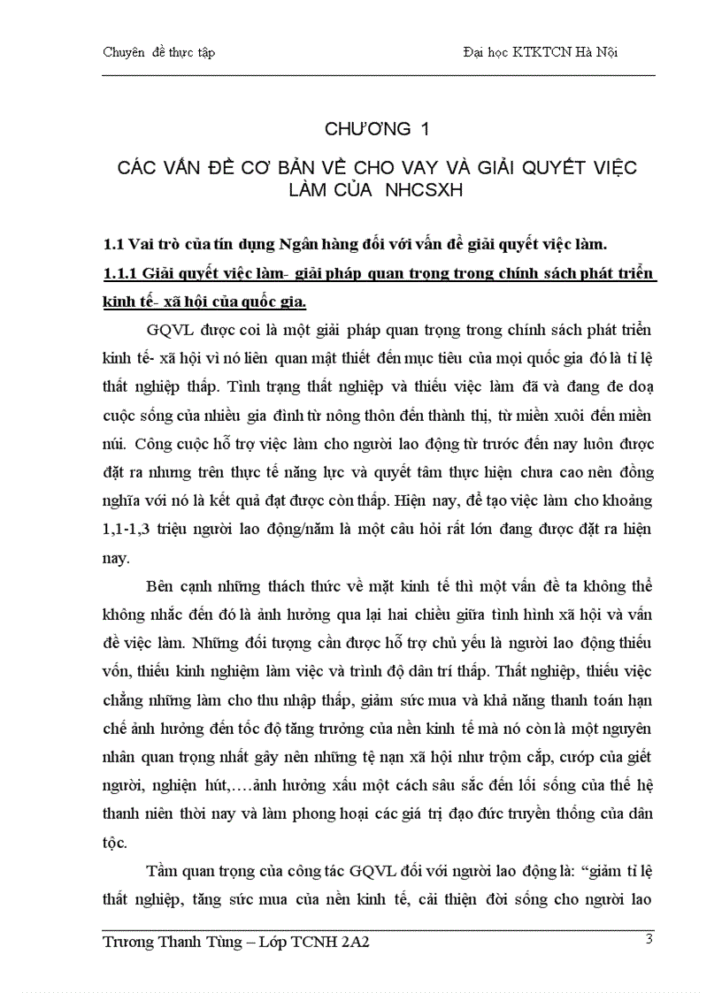 image for page Giải pháp nâng cao hiệu quả cho vay giải quyết việc làm của Phòng giao dịch Ngân hàng chính sách xã hội quận Hoàng Mai 1