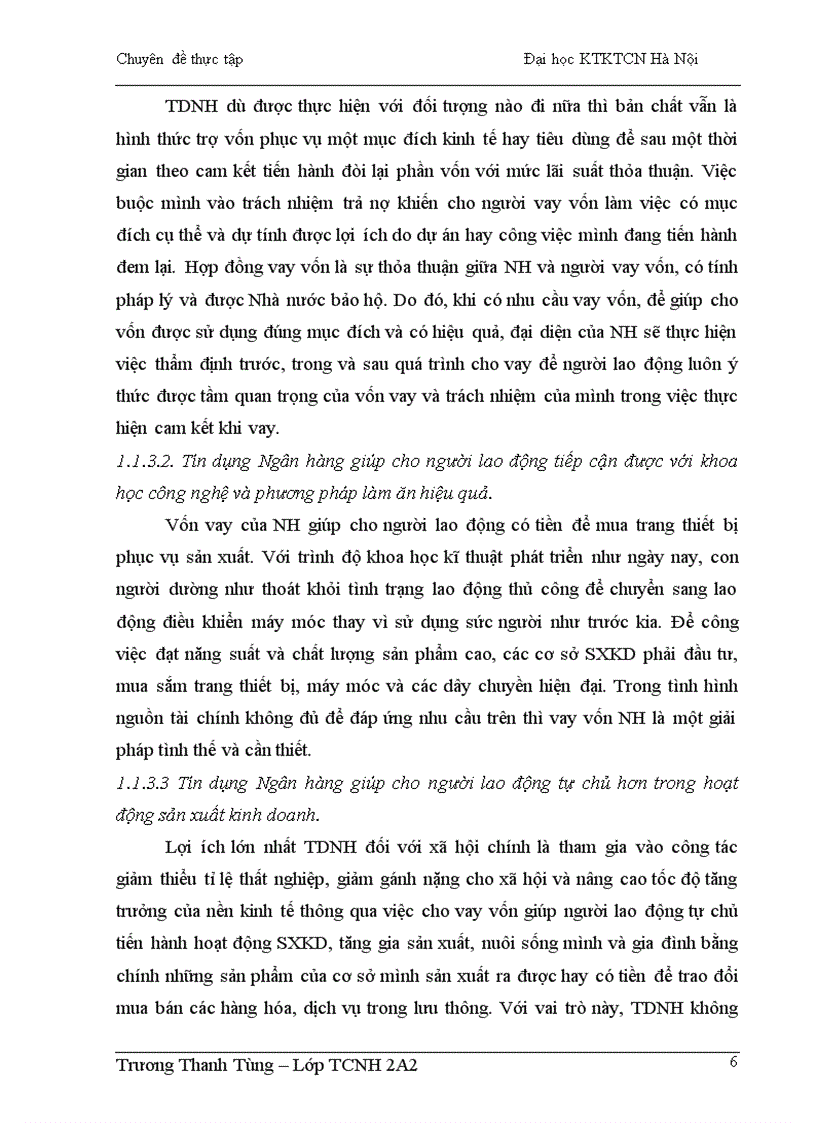 image for page Giải pháp nâng cao hiệu quả cho vay giải quyết việc làm của Phòng giao dịch Ngân hàng chính sách xã hội quận Hoàng Mai 1