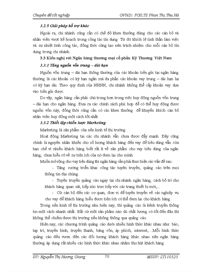 image for page Mở rộng cho vay tiêu dùng tại NHTMCP Kỹ Thương Việt Nam chi nhánh Chương Dương 1