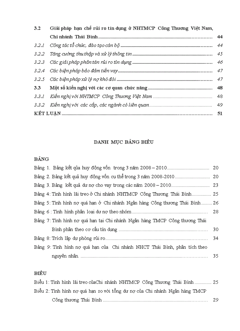 image for page Thực trạng hạn chế rủi ro tín dụng tại ngân hàng tmcp công thương việt nam chi nhánh thái bình