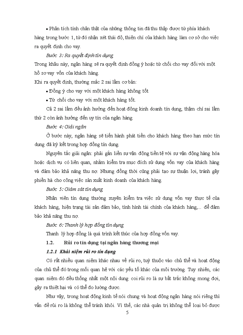 image for page Thực trạng hạn chế rủi ro tín dụng tại ngân hàng tmcp công thương việt nam chi nhánh thái bình