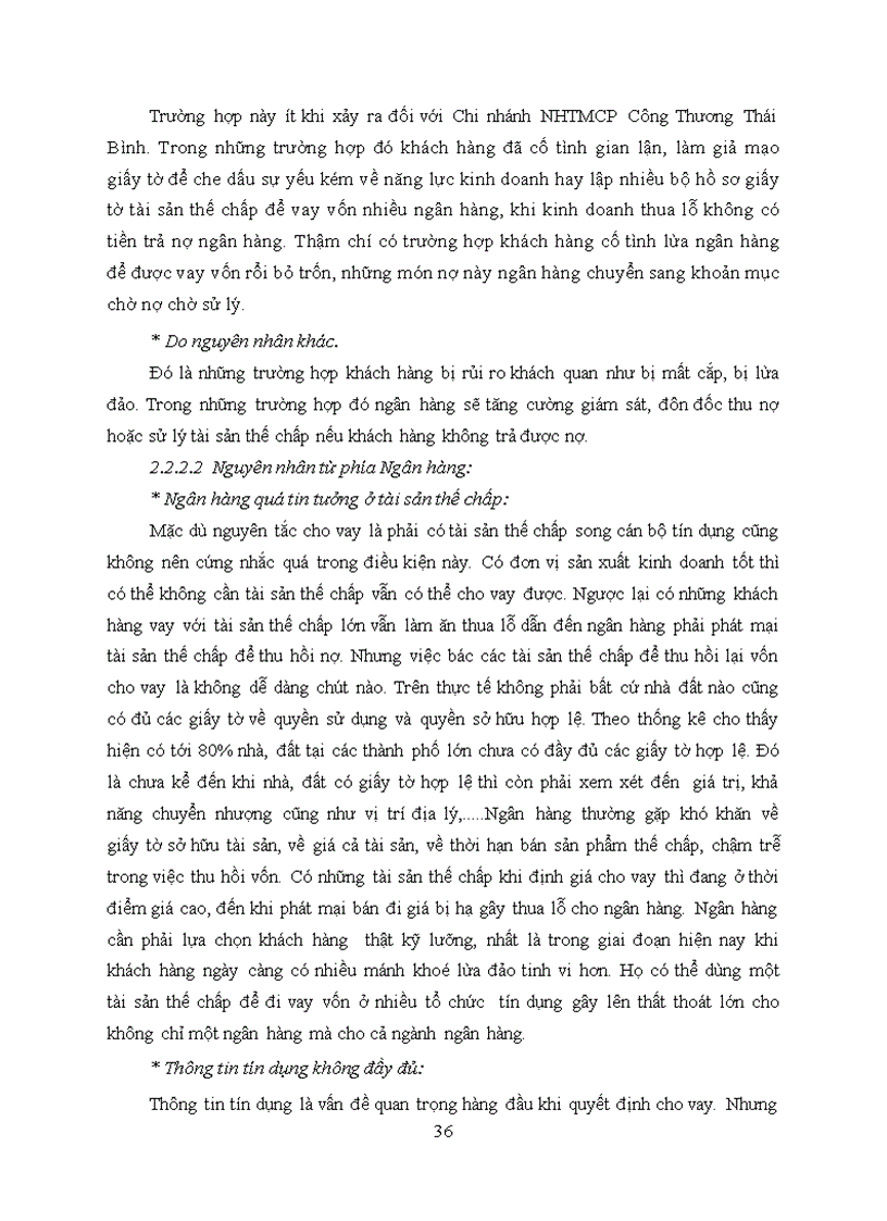 image for page Thực trạng hạn chế rủi ro tín dụng tại ngân hàng tmcp công thương việt nam chi nhánh thái bình