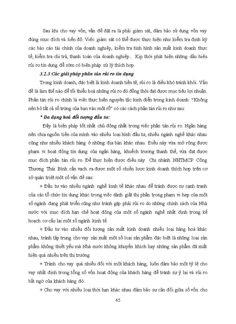 image for page Thực trạng hạn chế rủi ro tín dụng tại ngân hàng tmcp công thương việt nam chi nhánh thái bình