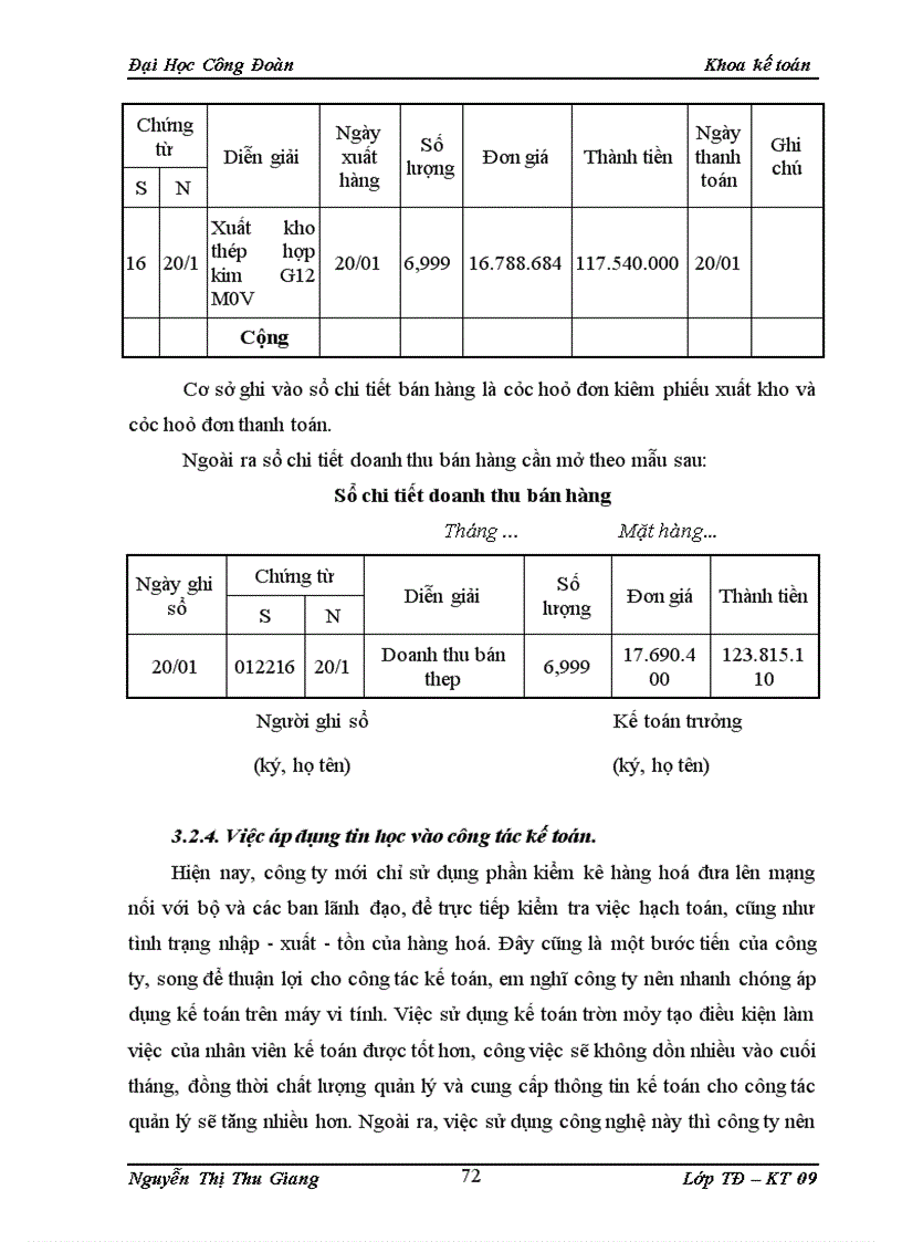 image for page Thực trạng tổ chức kế toán bán hàng và xác định kết quả bán hàng công ty cổ phần công nghiệp thái dương