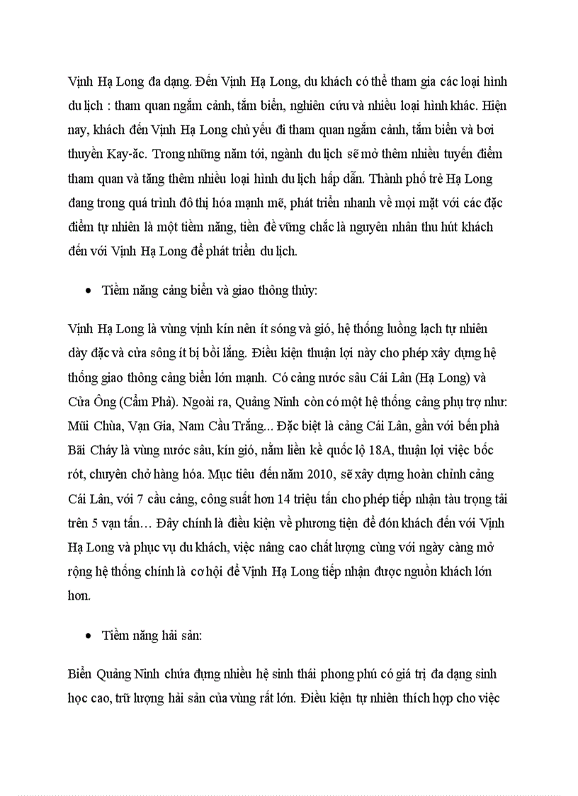 image for page Thực trạng phát triển du lịch của Vịnh Hạ Long cơ hội và thách thức khi lọt vào Top 7 kỳ quan thiên nhiên thế giới 1