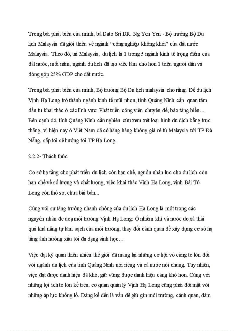 image for page Thực trạng phát triển du lịch của Vịnh Hạ Long cơ hội và thách thức khi lọt vào Top 7 kỳ quan thiên nhiên thế giới 1