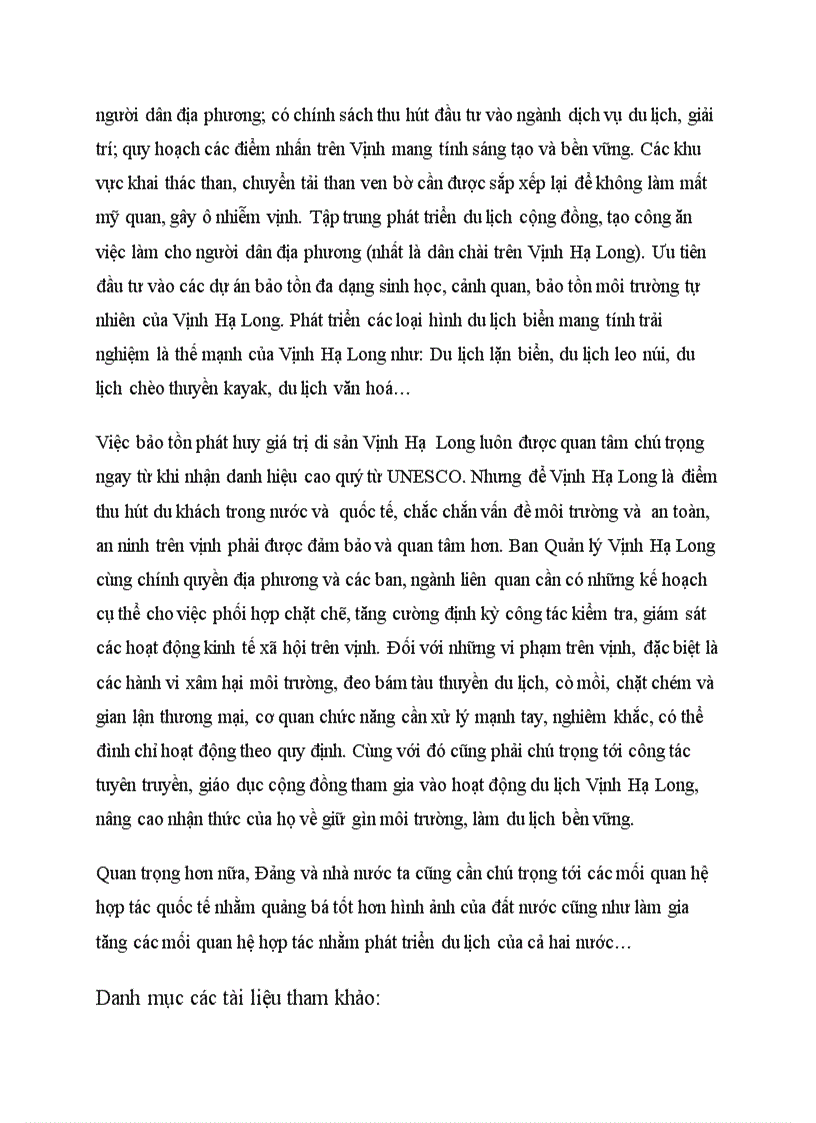 image for page Thực trạng phát triển du lịch của Vịnh Hạ Long cơ hội và thách thức khi lọt vào Top 7 kỳ quan thiên nhiên thế giới 1