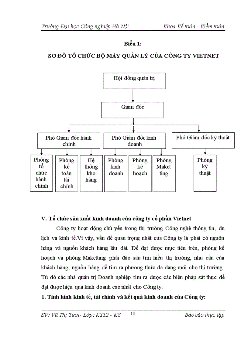 image for page Hình thức hạch toán và đặc điểm phần hành kế toán của từng bộ phận trong Công ty cổ phần Vietnet 1