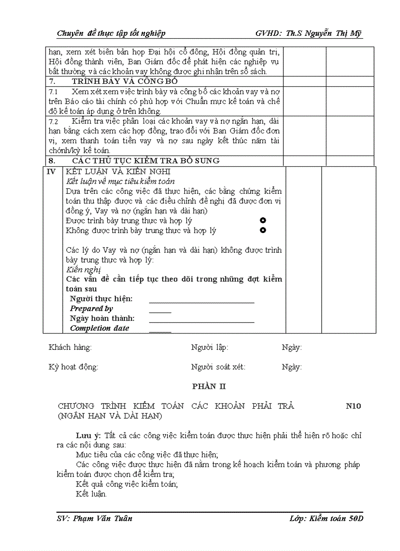 image for page Thực trạng qui trình kiểm toán khoản mục phải trả người bán trong kiểm toán báo cáo tài chính do công ty tnhh kiểm toán và định giá việt nam thực hiện tại khách hàng