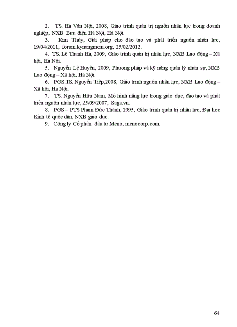image for page Thực trạng công tác đào tạo và phát triển nguồn nhân lực tại công ty cổ phần đầu tư meno