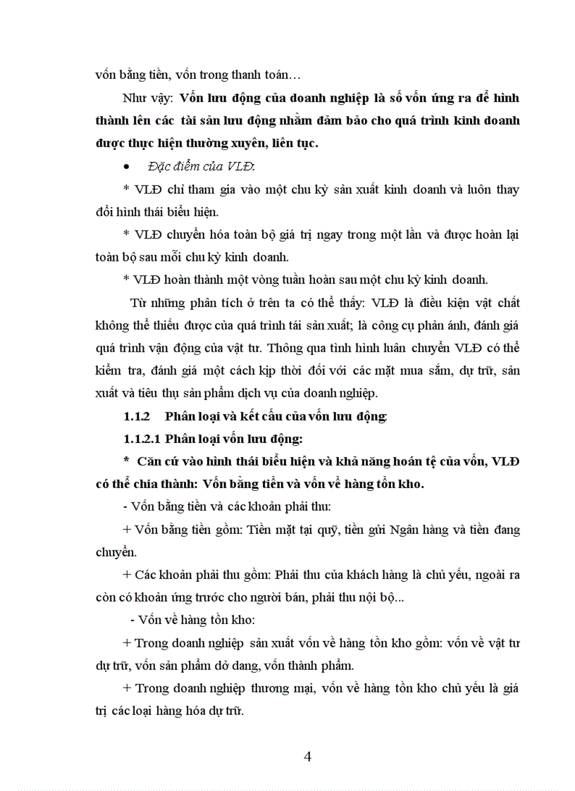 image for page Thực trạng công tác quản lý và sử dụng vốn lưu động tại chi nhánh công ty trách nhiệm hữu hạn thương mại và đầu tư kim han nam tại hà nội