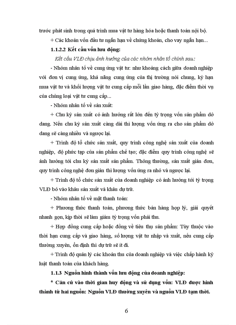 image for page Thực trạng công tác quản lý và sử dụng vốn lưu động tại chi nhánh công ty trách nhiệm hữu hạn thương mại và đầu tư kim han nam tại hà nội