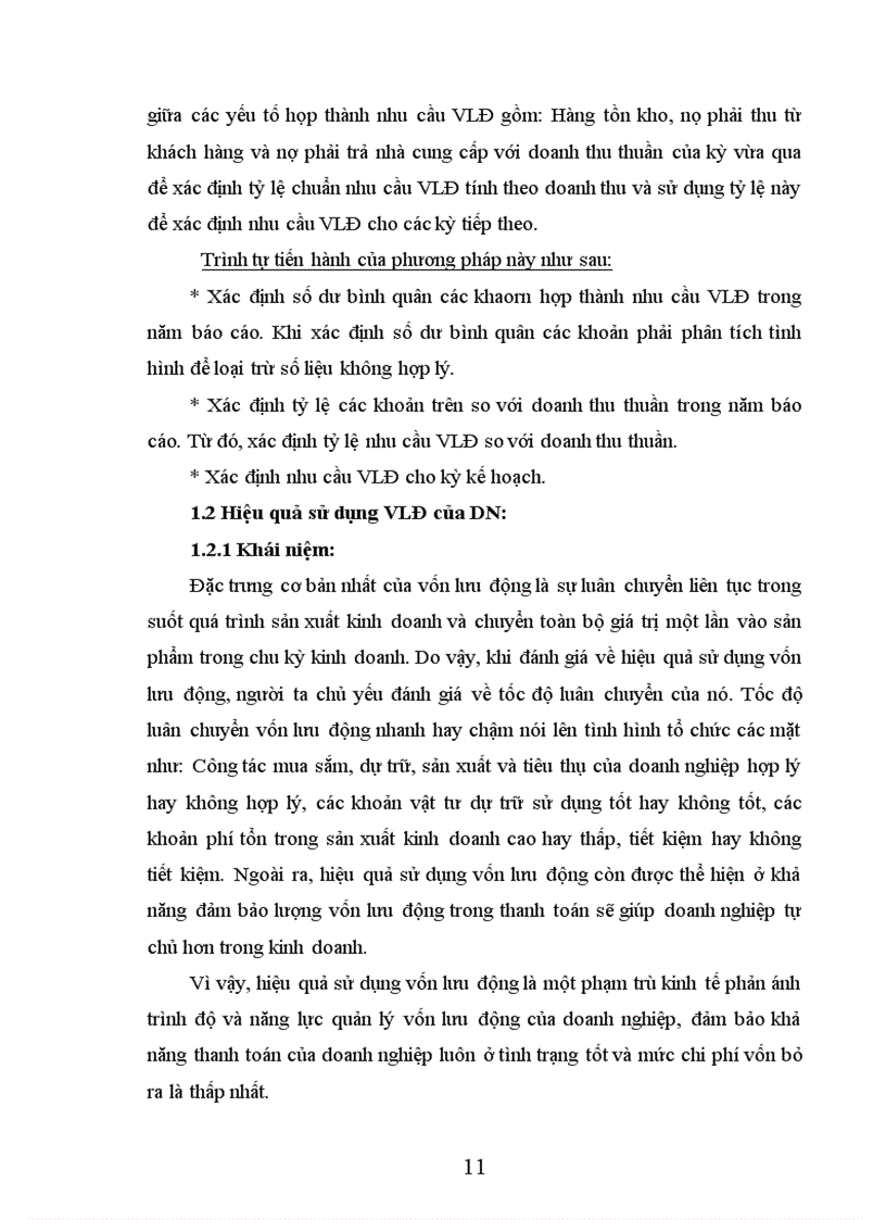 image for page Thực trạng công tác quản lý và sử dụng vốn lưu động tại chi nhánh công ty trách nhiệm hữu hạn thương mại và đầu tư kim han nam tại hà nội