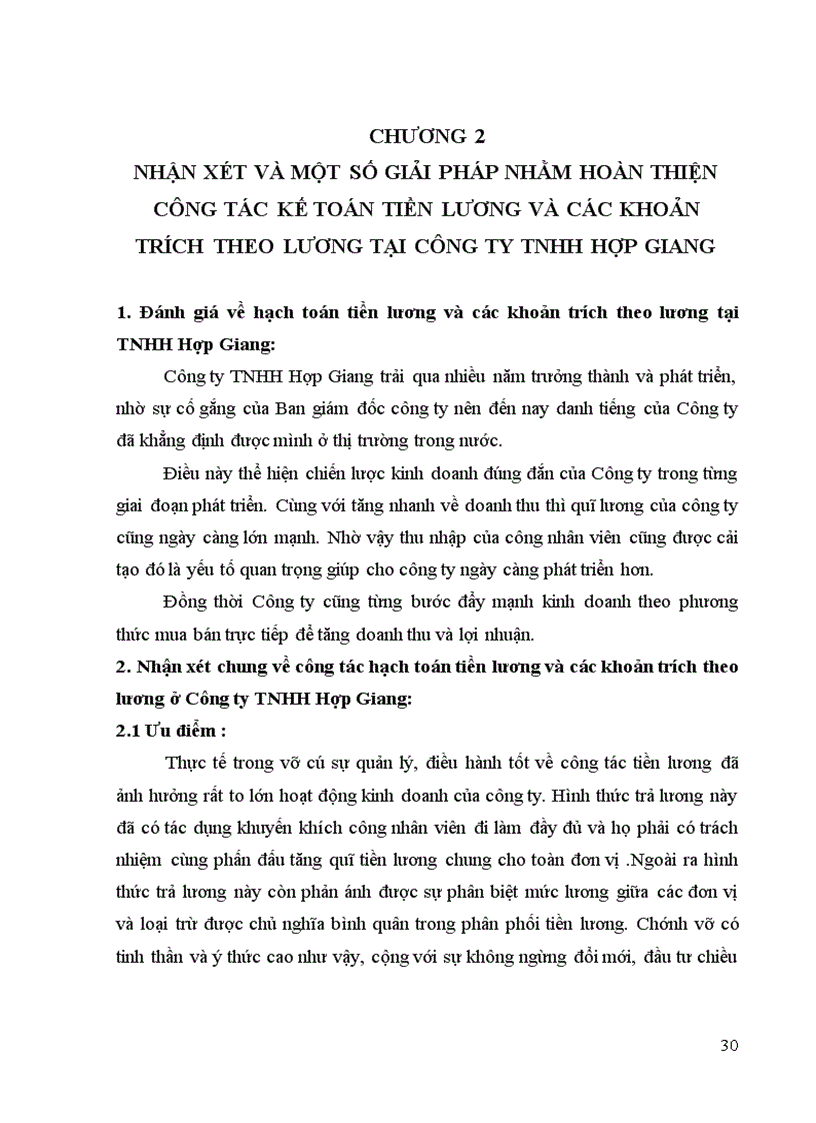 image for page Thực tế công tác kế toán tiền lương và các khoản trích theo lương tại công ty tnhh hợp giang
