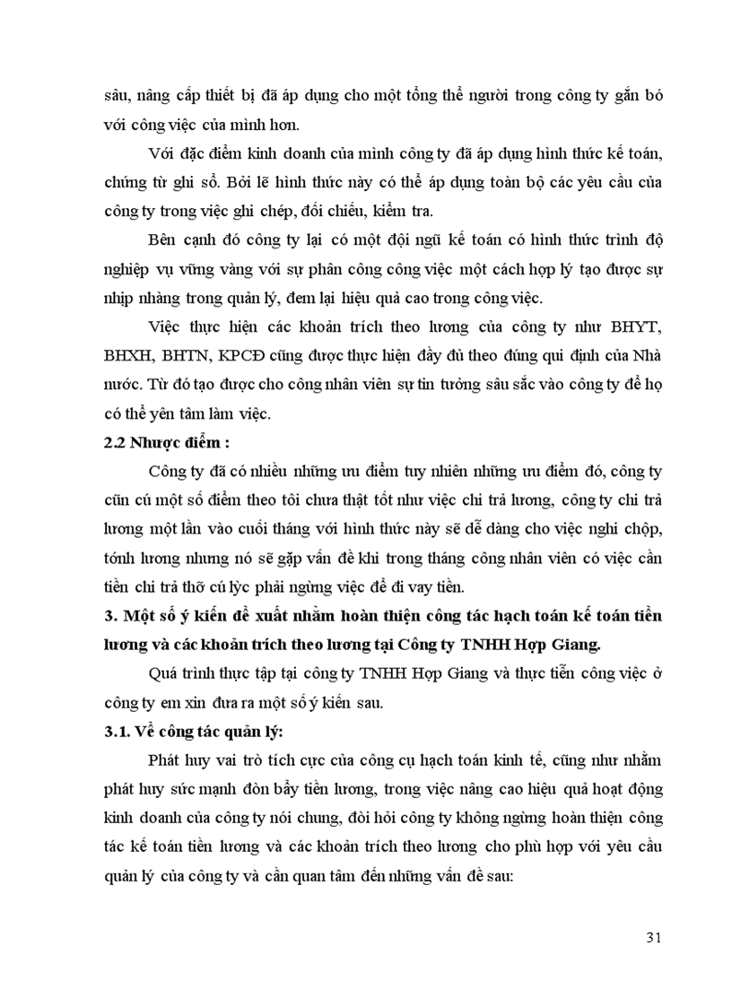 image for page Thực tế công tác kế toán tiền lương và các khoản trích theo lương tại công ty tnhh hợp giang