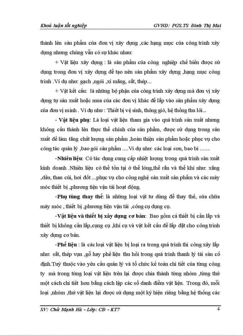 image for page Hoàn thiện kế toán nguyên vật liệu tại công TY Cổ phần xây dựng Tây Tiến