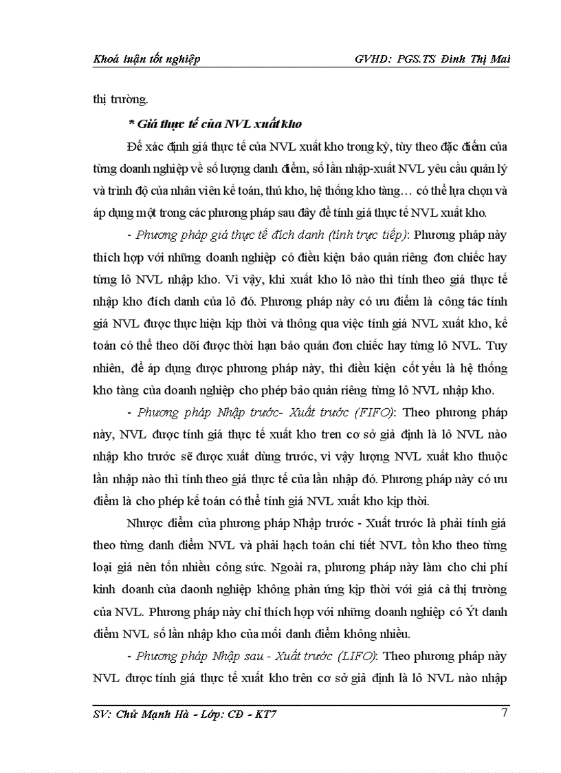 image for page Hoàn thiện kế toán nguyên vật liệu tại công TY Cổ phần xây dựng Tây Tiến