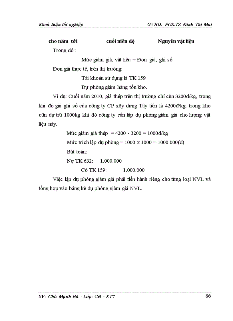 image for page Hoàn thiện kế toán nguyên vật liệu tại công TY Cổ phần xây dựng Tây Tiến