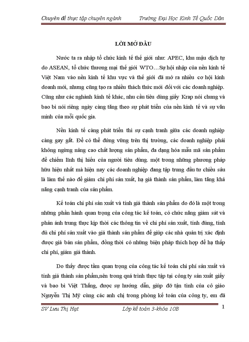 image for page Hoàn thiện kế toán chi phí sản xuất và tính giá thành sản phẩm tại công ty sản xuất giấy và bao bì việt thắng