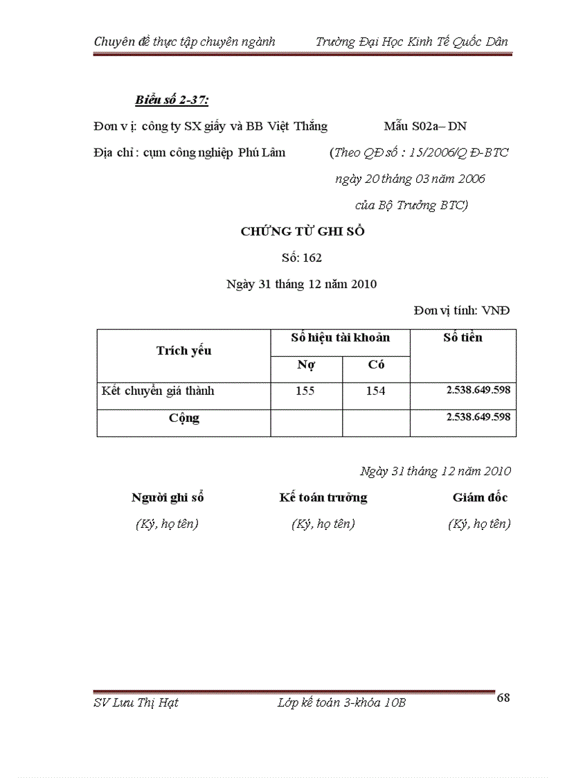 image for page Hoàn thiện kế toán chi phí sản xuất và tính giá thành sản phẩm tại công ty sản xuất giấy và bao bì việt thắng