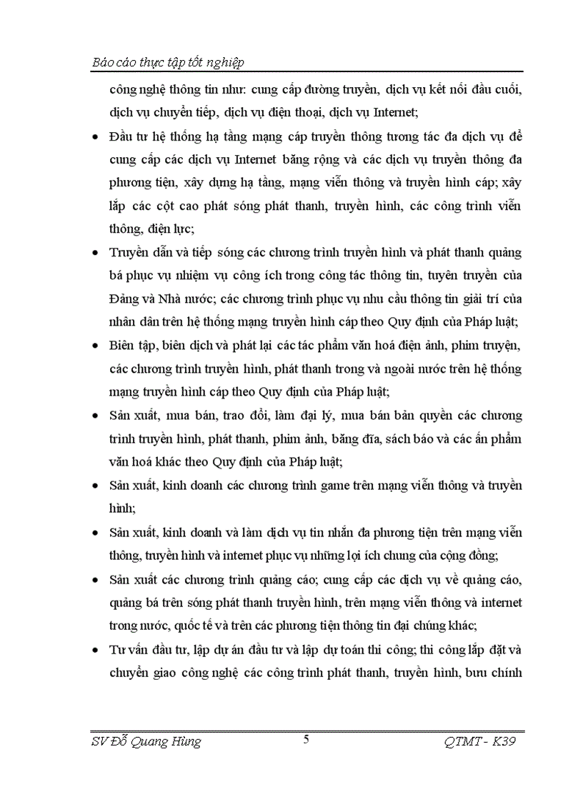 image for page Một số giải pháp xây dựng và thực hiên chiến lươc kinh doanh tại Công ty Cổ phần điện tử và truyền hình cáp Việt Nam