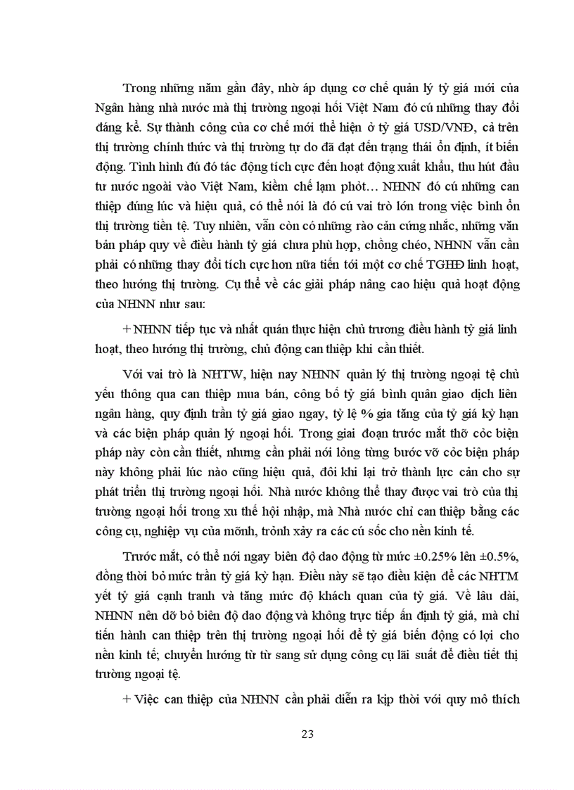 image for page Quá trình điều hành chính sách tỷ giá ở việt nam