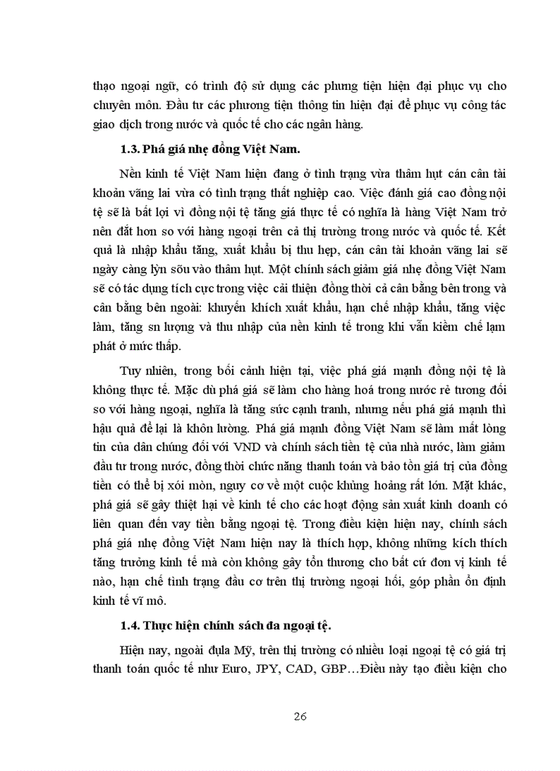 image for page Quá trình điều hành chính sách tỷ giá ở việt nam