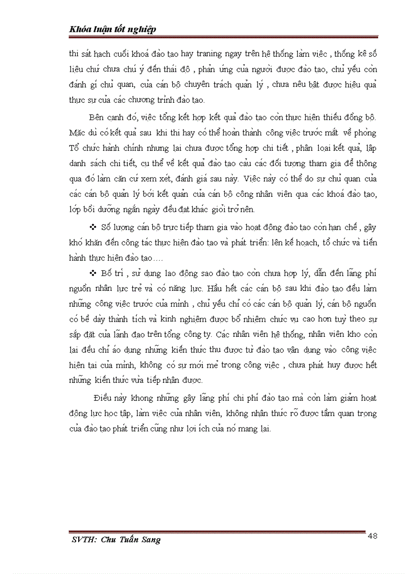 image for page Thực trạng công tác đào tạo và phát triển nguồn nhân lực ở công ty tnhh vinafco