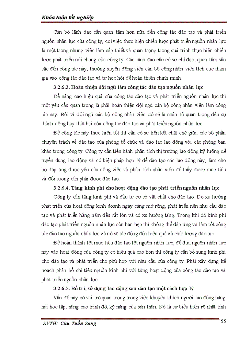 image for page Thực trạng công tác đào tạo và phát triển nguồn nhân lực ở công ty tnhh vinafco