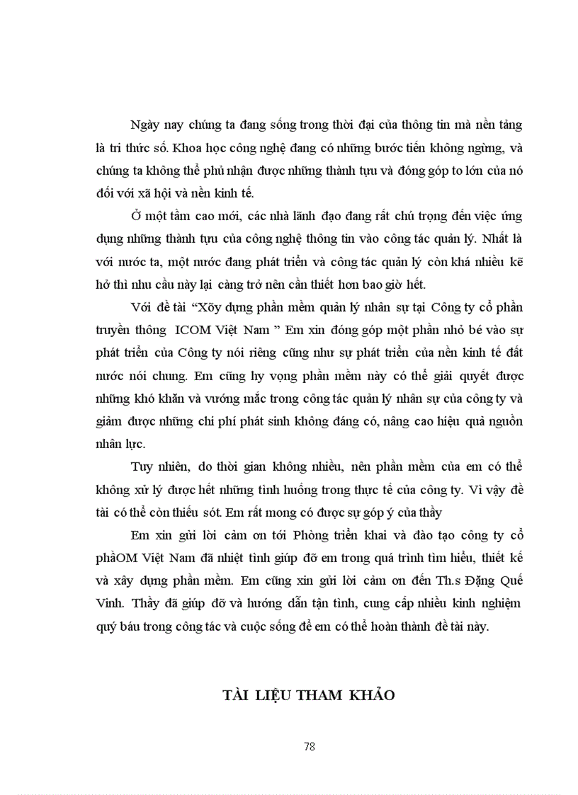 image for page Phân tích thiết kế và xây dựng phần mềm quản lý nhân sự tiền lương tại công ty icom việt nam