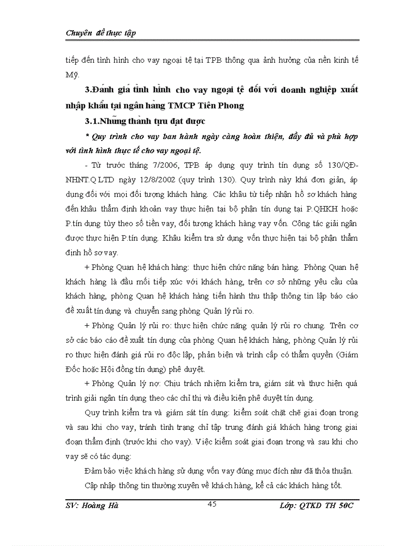 image for page Thực trạng hoạt động cho vay ngoại tệ đối với doanh nghiệp xuất nhập khẩu tại ngân hàng tmcp tiên phong